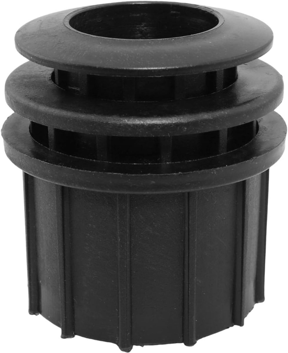 Set of 3 - Parasol base adapter inserts - Reduction rings - 48/38/32 mm center column - Replacement parts for parasol bases - Mounting for outdoor parasol pole - Image 1