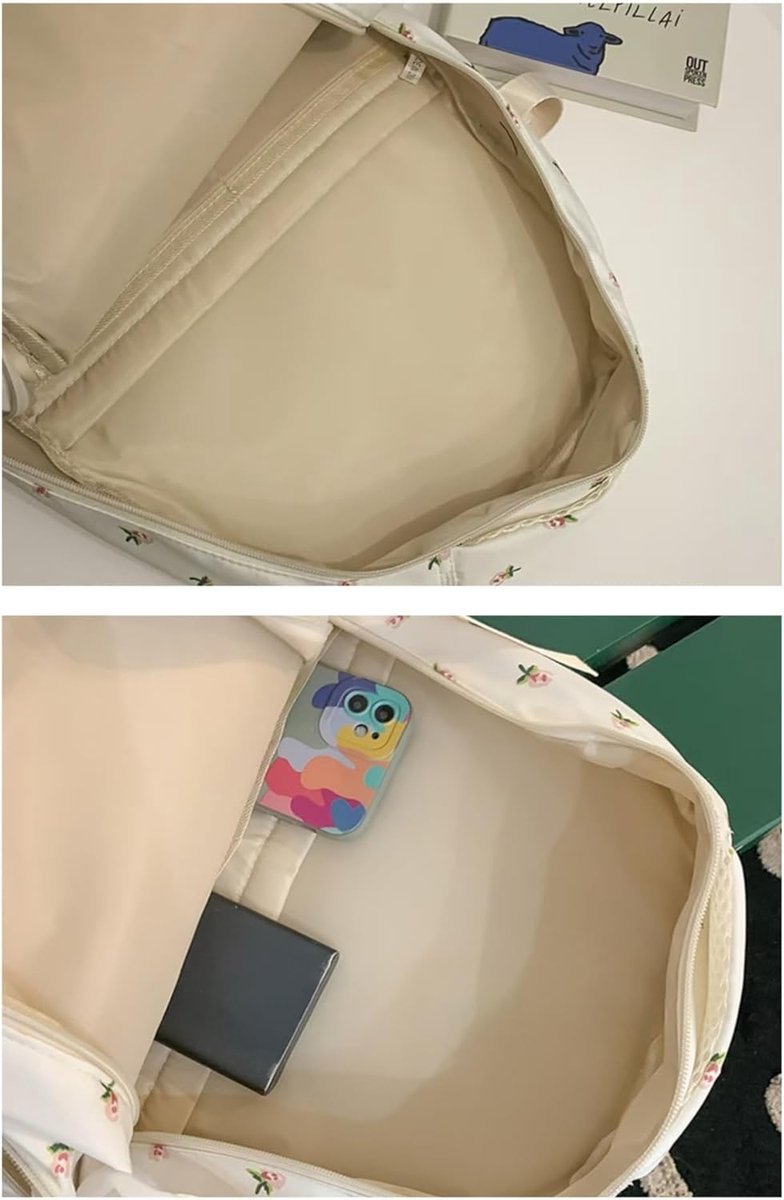 Backpack - School Bag - Backpack - Girl Backpack - School Backpack - School Bag - Tablet Backpack - 20 Liters - Cherry - Image 3