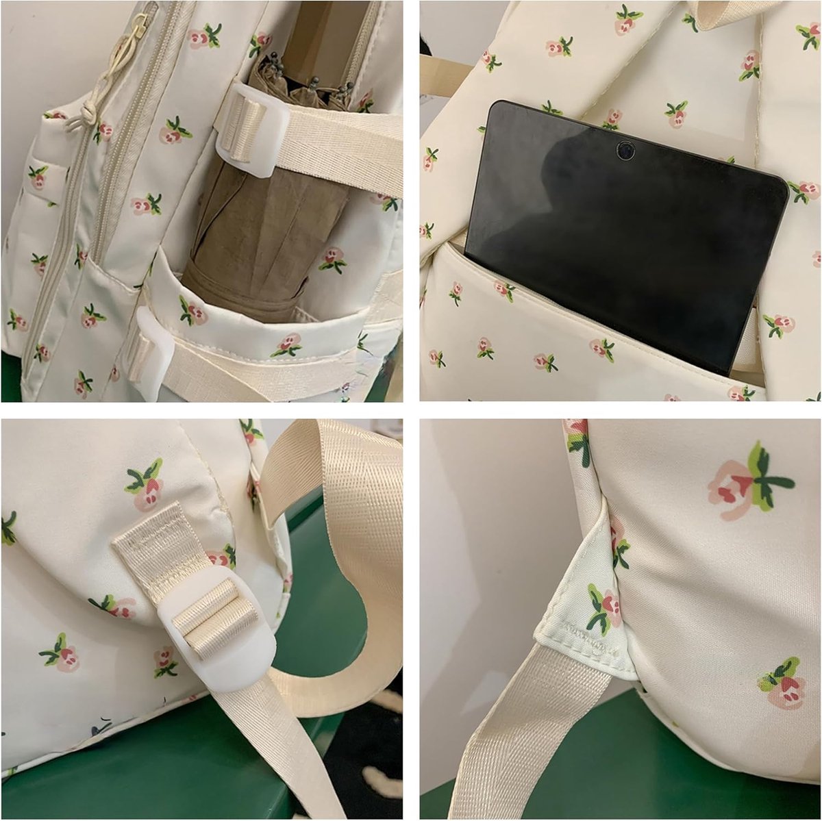 Backpack - School Bag - Backpack - Girl Backpack - School Backpack - School Bag - Tablet Backpack - 20 Liters - Orchids - Image 2