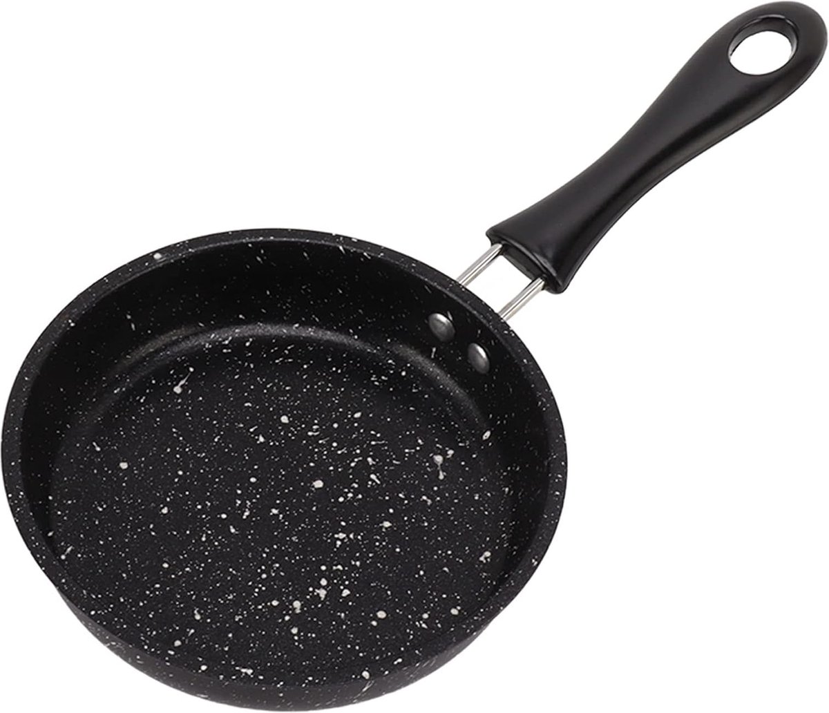 Frying pan - Ø 12cm - Skillet - iron - black - even conduction - Non-stick - Ergonomic handle - for various heat sources - Image 1
