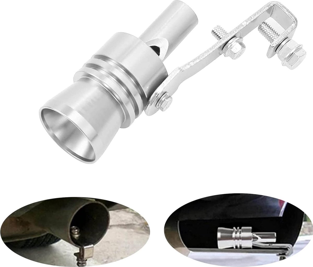 Turbo Whistle - Exhaust Whistle - Car Modification Turbo Whistle - Turbo Sound Simulator - Exhaust Sound Amplifier - Car Roar Maker - Car Tail Whistle - Universal - For Displacement 2.0-2.4L - Car Accessories - Image 1