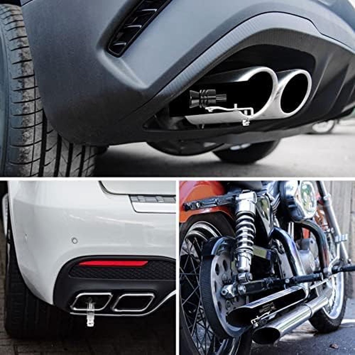 Turbo Whistle - Exhaust Whistle - Car Modification Turbo Whistle - Turbo Sound Simulator - Exhaust Sound Amplifier - Car Roar Maker - Car Tail Whistle - Universal - For Displacement 2.0-2.4L - Car Accessories - Image 5