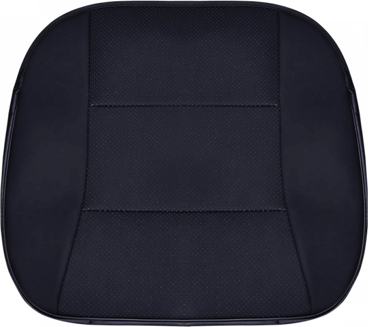Seat cushion - Car seat cushion - Car cushions - for car - PU leather - Comfortable - Chair cushion - half pack - black - 52*50*1cm - Image 1