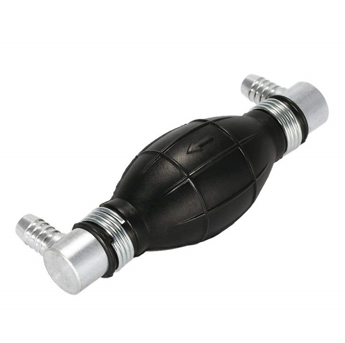Siphon pump - Hand pump - Oil pump - Siphon pump - Fuel - One-way valve - For boat engine, camper, tractor, motorhome - Black - No hose - Image 1