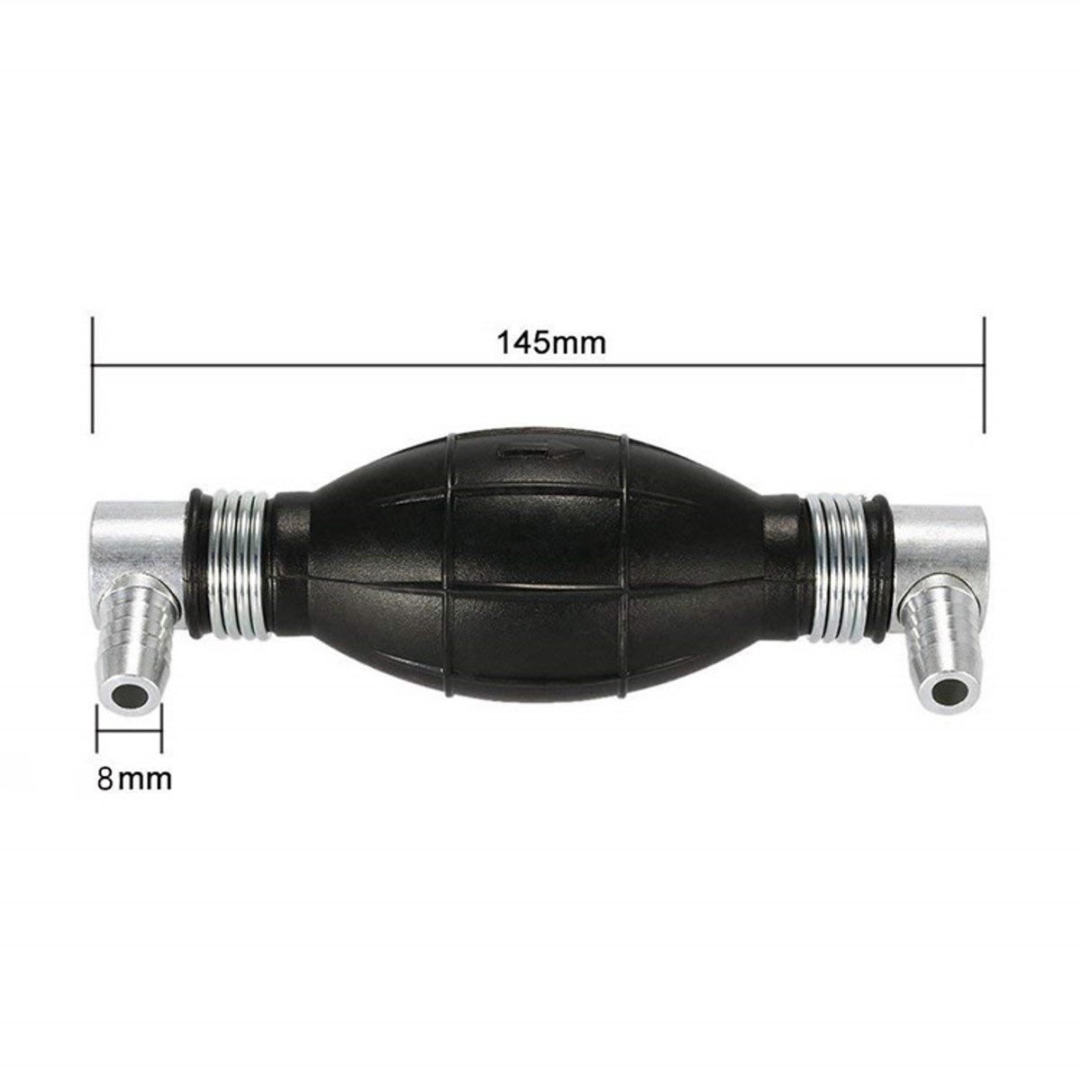 Siphon pump - Hand pump - Oil pump - Siphon pump - Fuel - One-way valve - For boat engine, camper, tractor, motorhome - Black - No hose - Image 5