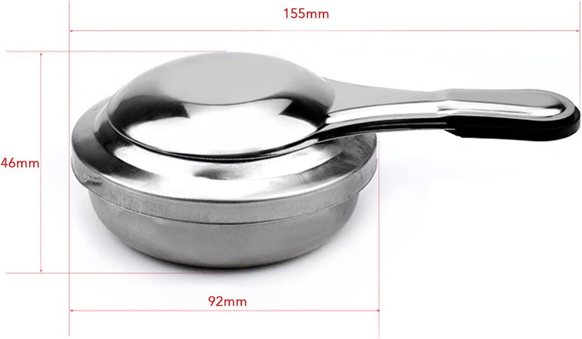 2pcs Portable Stainless Steel Alcohol Stove, Detachable Fondue Alcohol Burner, Gummy Alcohol Burner for Outdoor Camping, Environmentally Friendly - Image 5