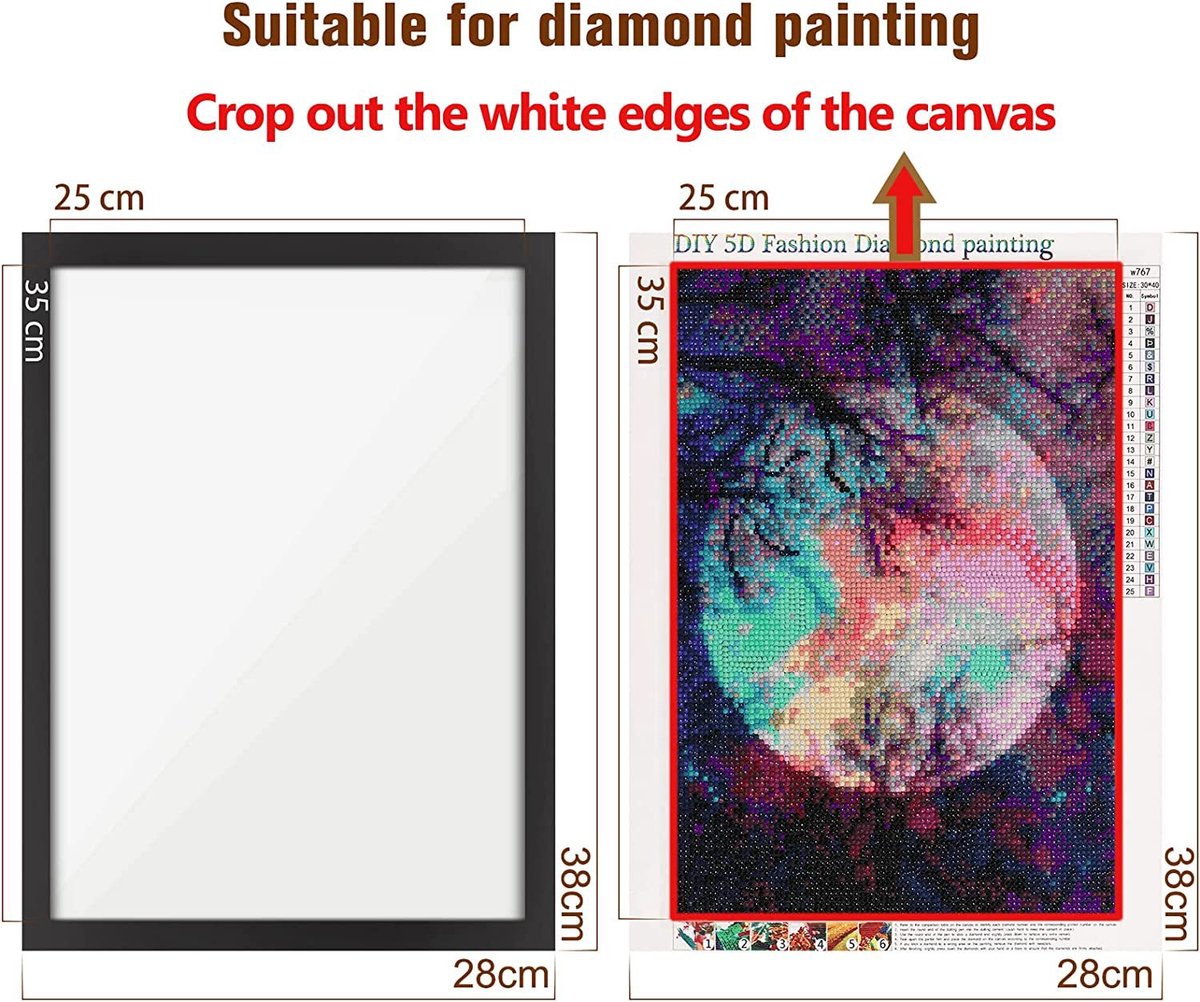 Magnetic frame for diamond painting 30x40 cm - Self-adhesive - 2 pieces - Image 3