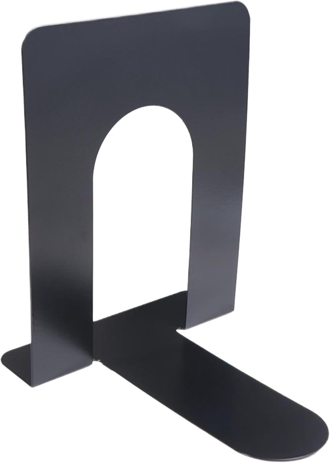 Bookends - Metal - Iron bookshelves - To be used for supporting books and organizing your desk - 13 × 15 × 16.5 cm - Black - Image 2