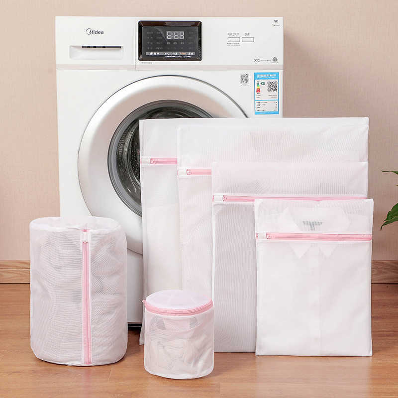 Laundry Bag - Blue Laundry Bags with Zipper - Fine Mesh Storage Bags - Protect Your Laundry and Washing Machine - Laundry Bags for Washing Bras, Underwear, Socks, Baby Clothes, Travel and Storage - Set of 6 - Image 2