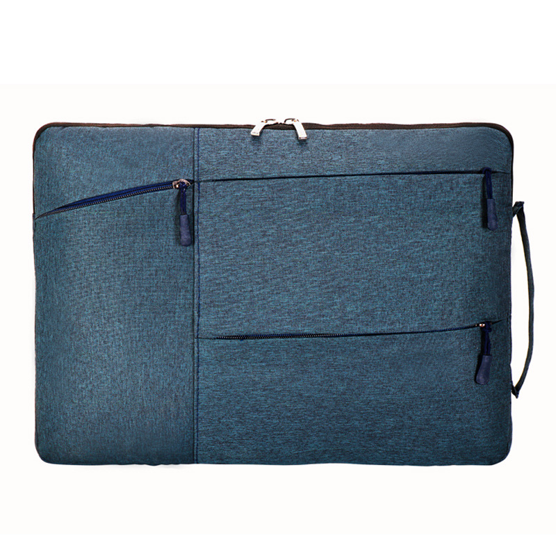 Laptop Case - Suitable for 13/14/15.6 inches - Zippered Laptop Case - Laptop Sleeve - Waterproof Oxford Cloth - Scratch and Wear Resistant, Easy to Carry - Blue - Image 1