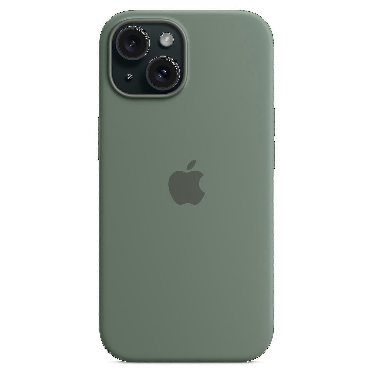 iPhone 15 Case Compatible with MagSafe Scratch-resistant Silicone Case Red Green - Image 1