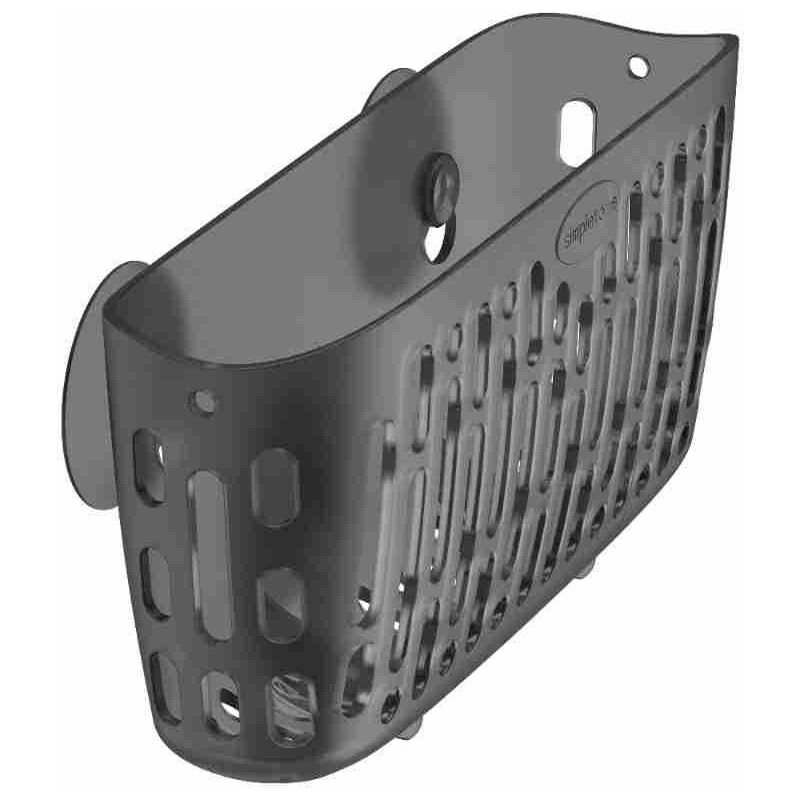 Kitchen Sponge Holder with 3 Strong Suction Cups, Sink Organizer in Transparent Gray - Image 2