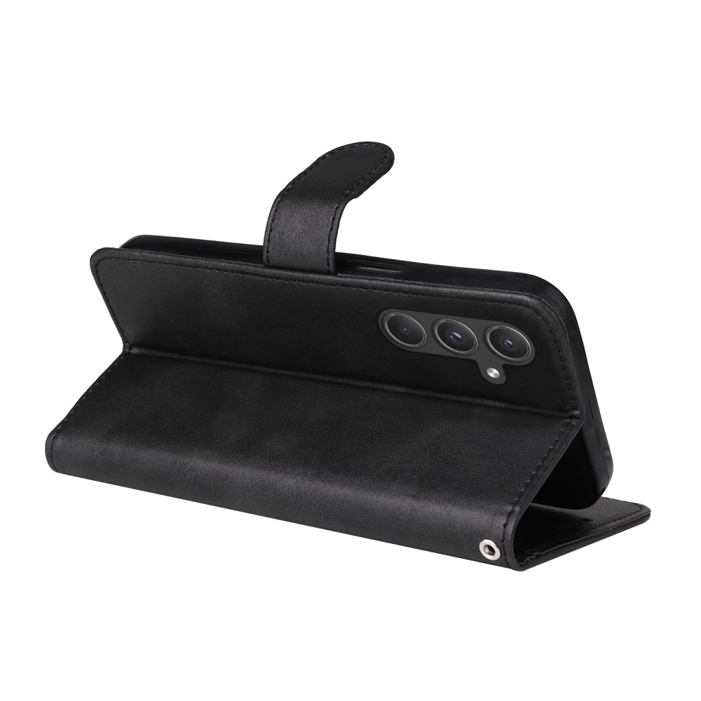 Compatible with Samsung A55 5G Wallet Case PU Leather Black with Card Slots Samsung - Image 5