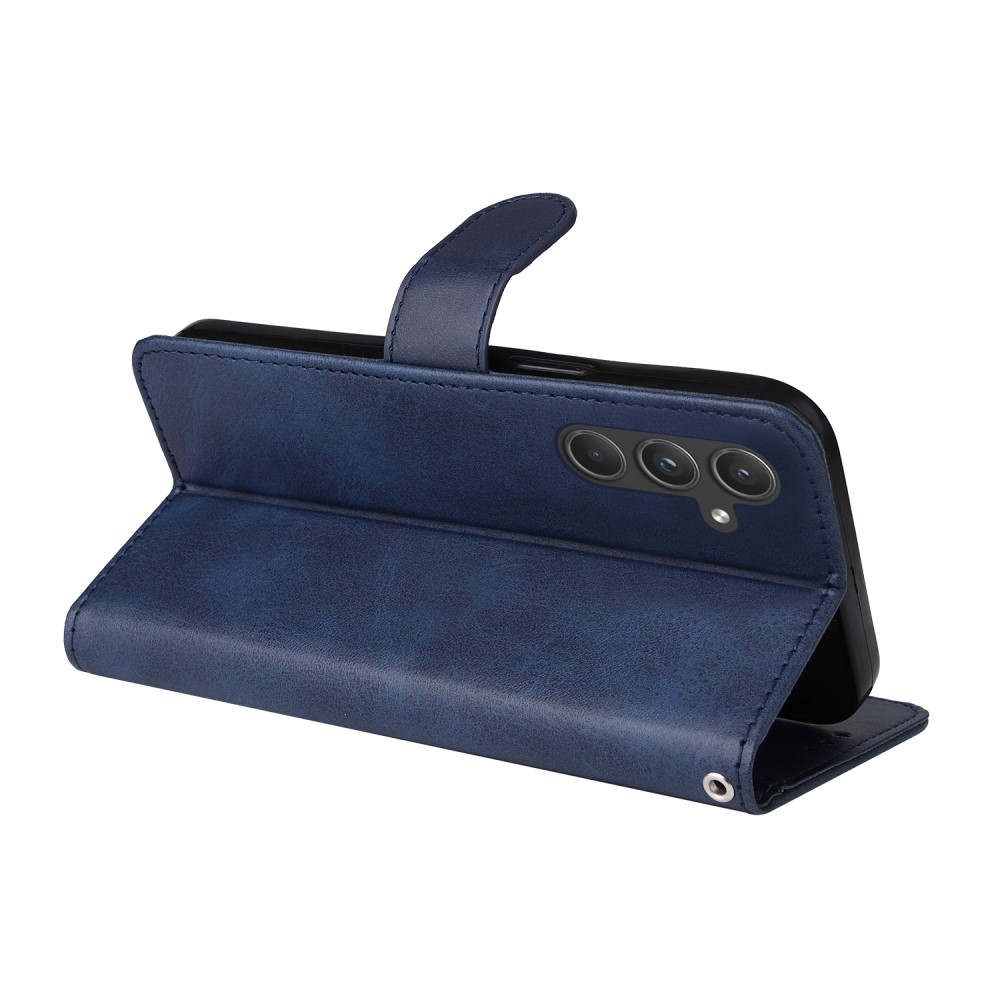 SKALO Compatible with Samsung A55 5G Wallet Case Samsung PU Leather Cover Blue - Image 5