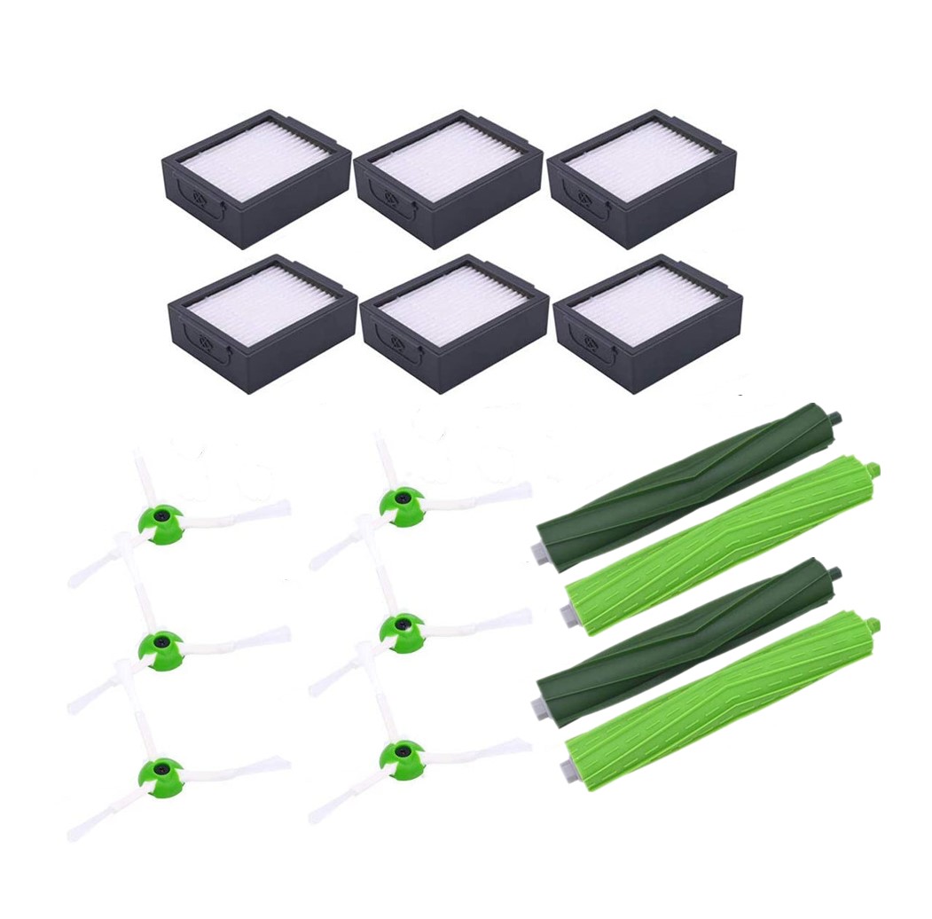 Robot Vacuum Cleaner Accessories Compatible with iRobot Roomba i7 i7+ E5 E6 i6 i3 i3+ 16 Parts - Image 1