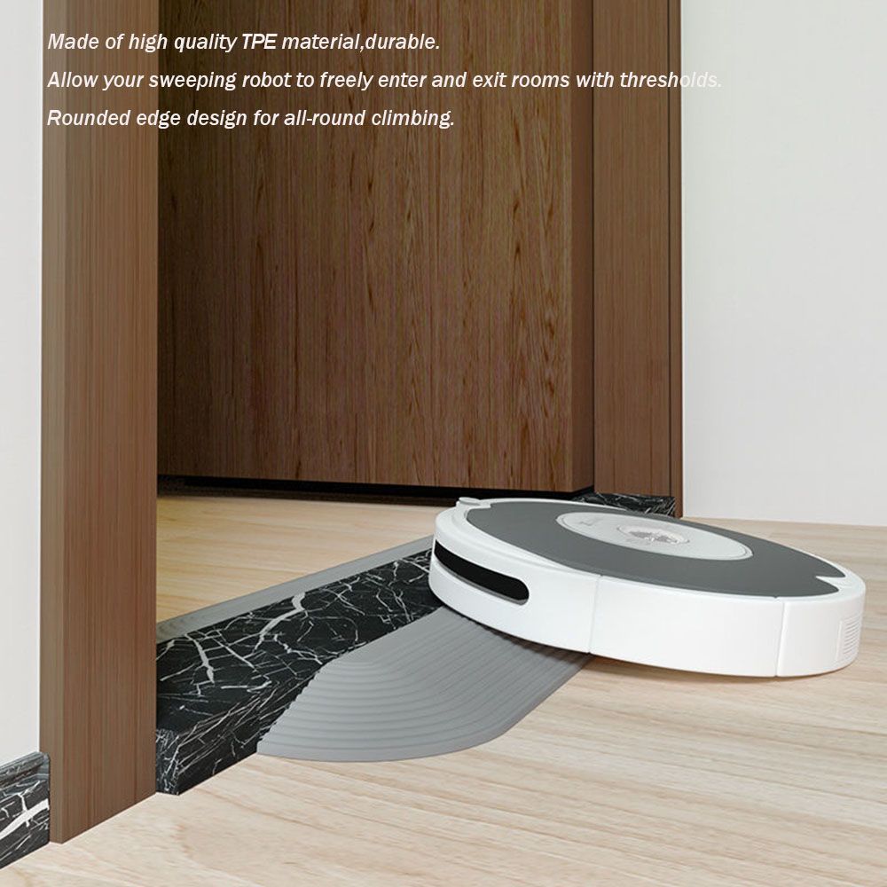 White Threshold Strip Compatible with Robot Vacuum Cleaner - Image 4