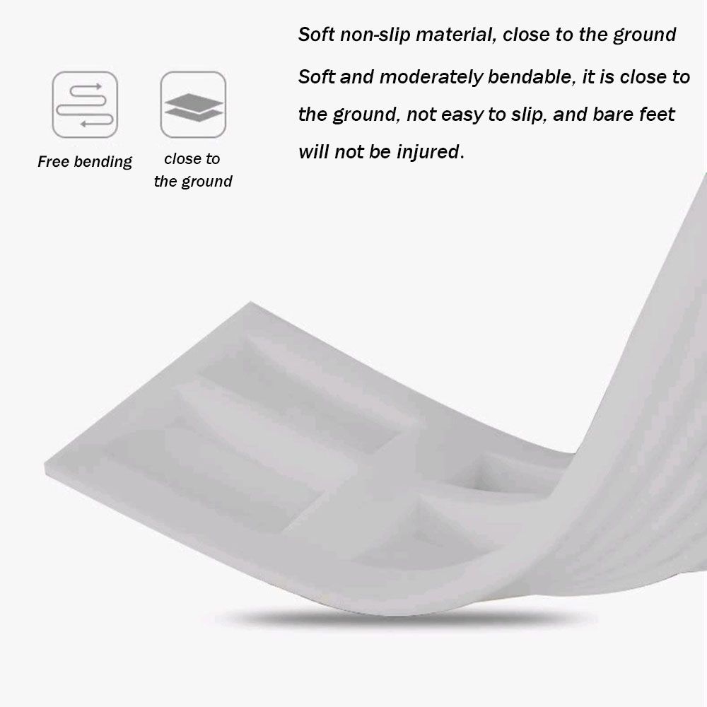 White Threshold Strip Compatible with Robot Vacuum Cleaner - Image 5