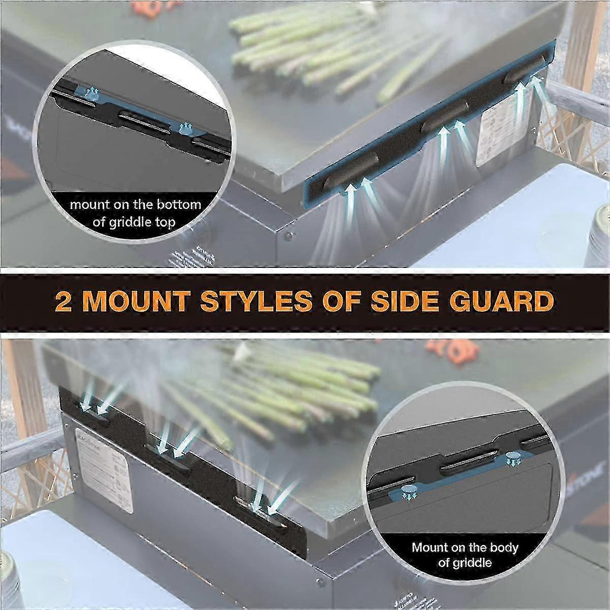 Blackstone Grill 36-inch Magnetic Wind Shields Flame Shield Stainless Steel Grill Accessories Compatible with 36 Inch - Image 4