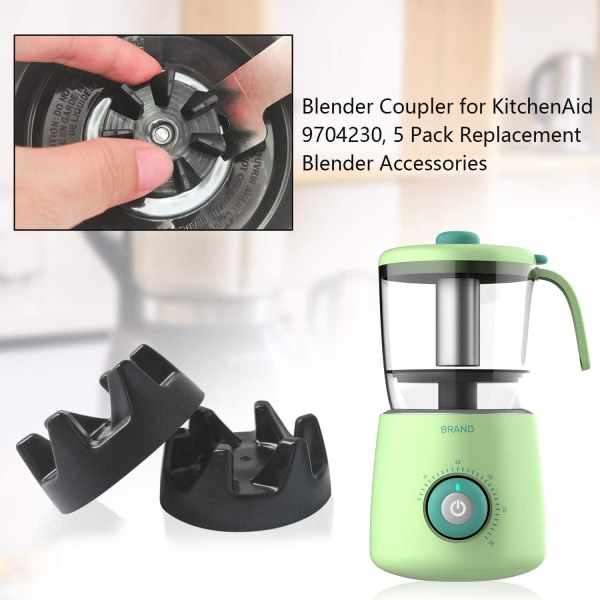 6 pcs Mixer Rubber Coupling Gear for Kitchenaid 9704230 - Image 2