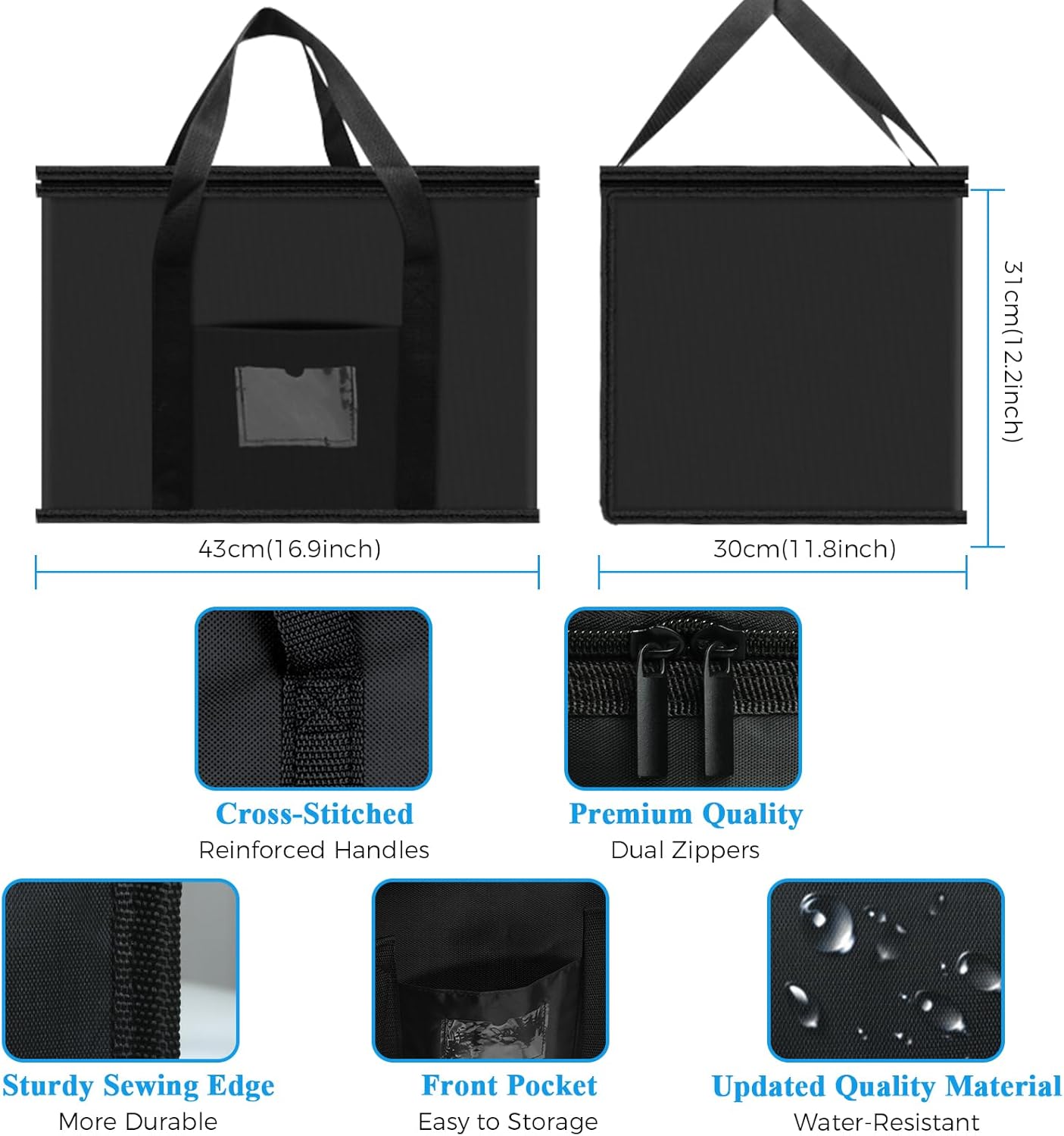 Cooler Bag 40L Insulated Soft Cooler Bag for Picnic Grocery and Food Delivery - Image 4