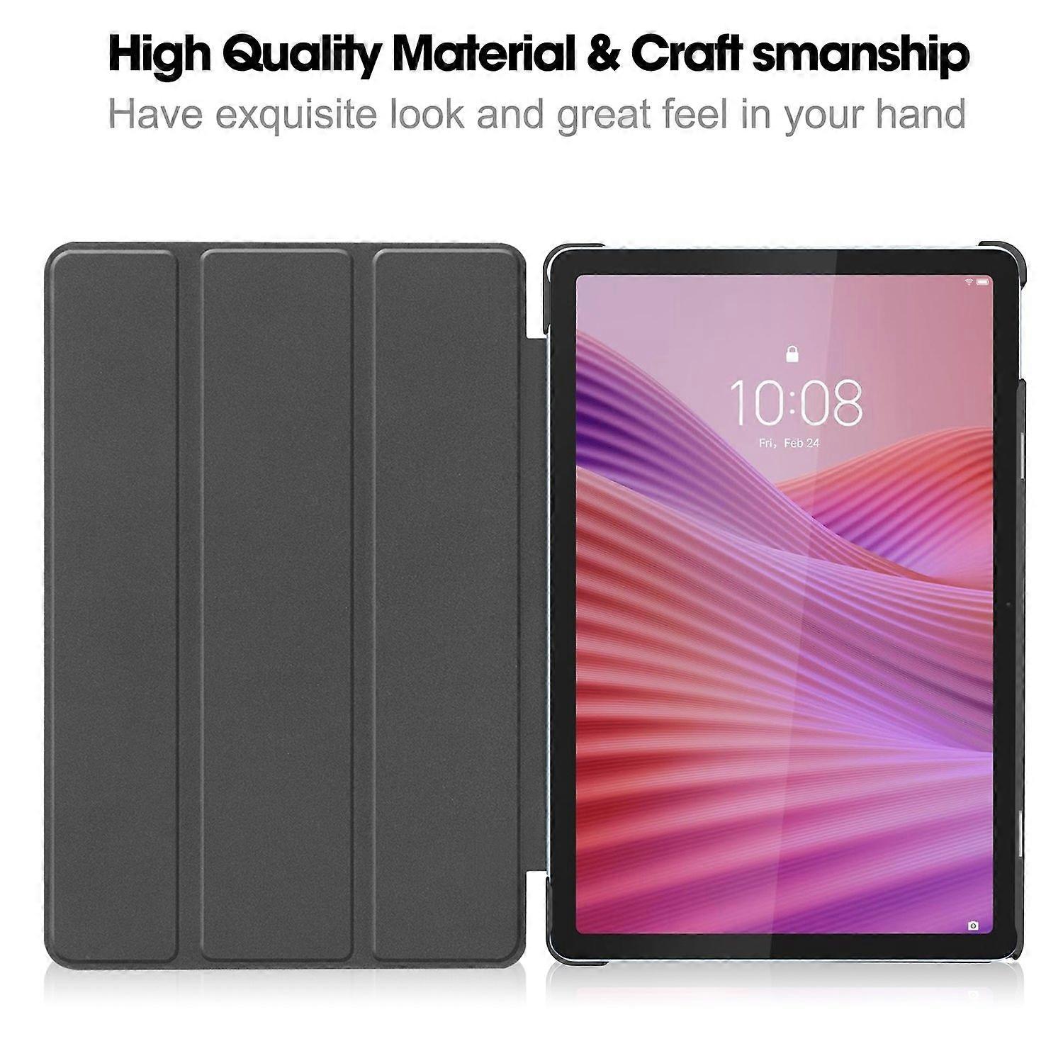 Lenovo Tab TB311FU Compatible Anti-Drop Leather Stand Case Multicolor Black - Image 2