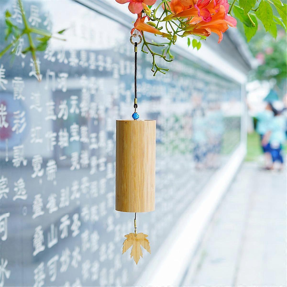 Chakra Wind Chime Meditation Game Outdoor Use Bamboo Sound - Image 3