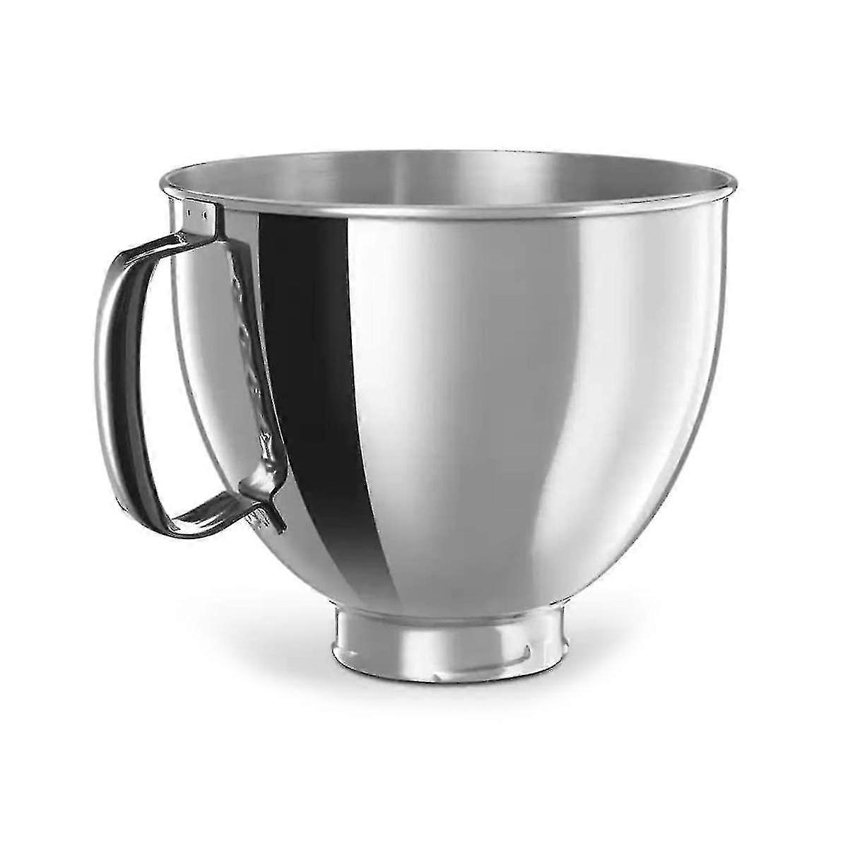 304 Stainless Steel Bowl Compatible with KitchenAid Classic and Artisan 4.5-5 QT Tilt-Head Mixers 5 Quart - Image 1