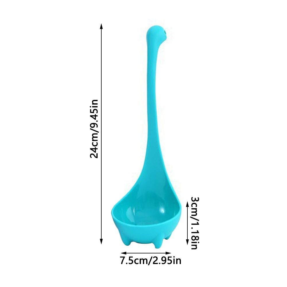 Nessie Soup Ladle 3-Pack with Loch Ness Design Upright Spoon Compatible with Kitchen Bar Tools - Image 3