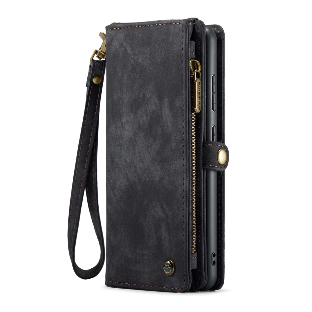 Galaxy S25 Wallet Case with Multi-Slot 2-in-1 Design Black Slim Protective Cover with Card Holder for Compatible with Samsung S25 - Image 2