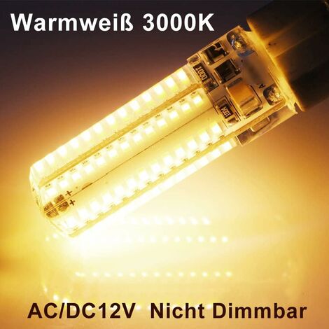 G6.35 LED Bulb 12V 7W 50W Equivalent Warm White 3000K 360 Degree Beam Angle for Cabinet Lighting Non Dimmable 2 Pack - Image 2