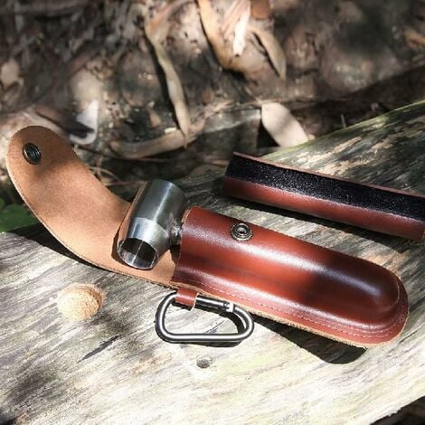 Hand Drill for Woodworking with Leather Case Compatible with Bushcraft Settlers Tools Outdoor Woodworking Drill for Holes and Plugs - Image 2