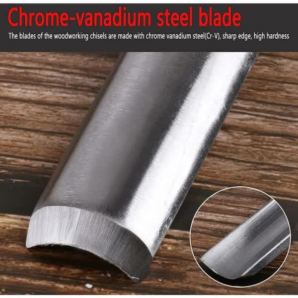 4-Piece Wood Chisel Set for Wood Carving and DIY - Image 3