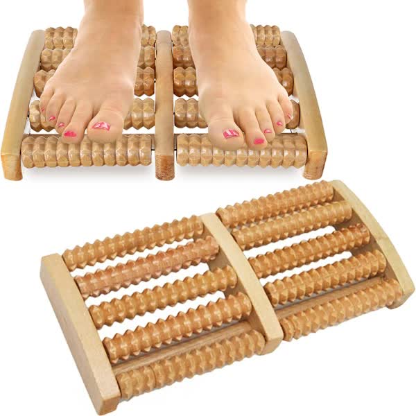 Wooden Foot Massage Roller Foot Massager - Image 1