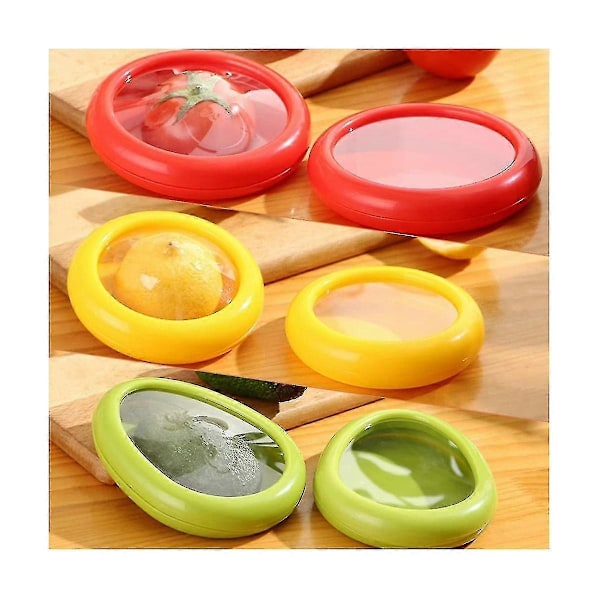 4pcs Reusable Food Storage Container Compatible with Avocado Tomato Saver Lemon Saver Container - Image 3