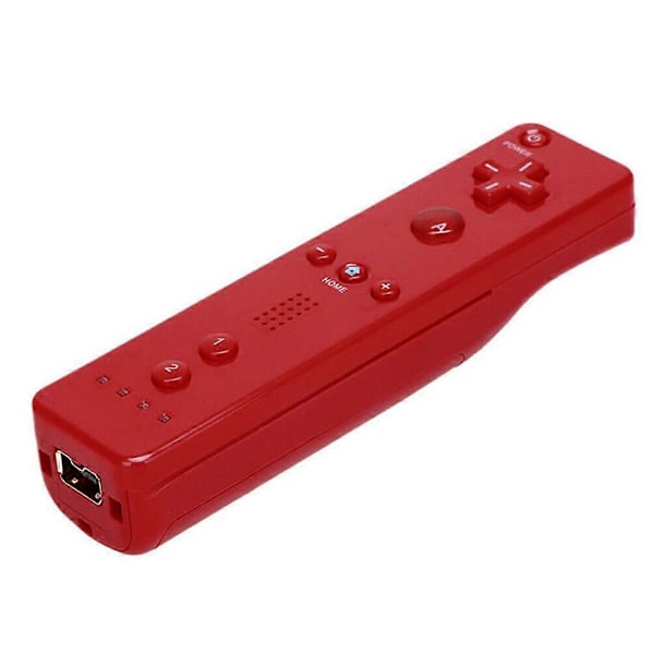 Wii Remote Control Red with Built-in Motion Plus Compatible with Nintendo Wii and Wii U - Image 1