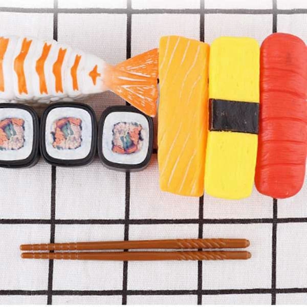 Rotating Sushi Toy Train Set DIY Kids Food Family Party - Image 4