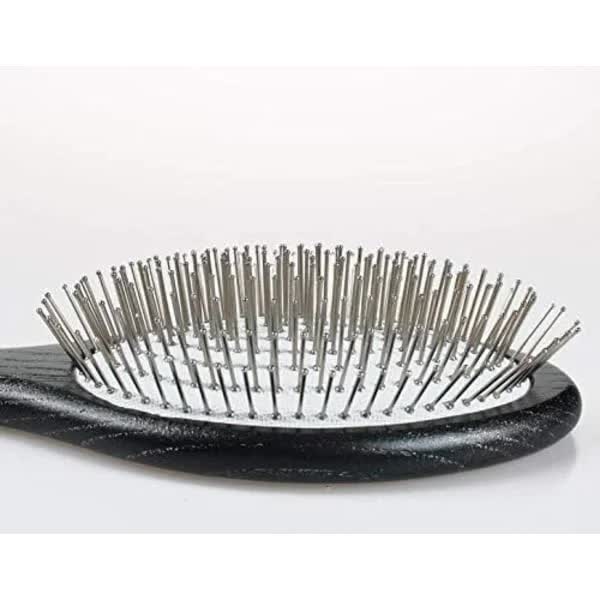 Metal Spike Paddle Brush for Women Men Children Hair Detangling Massage Anti-Static All Hair Types - Image 3