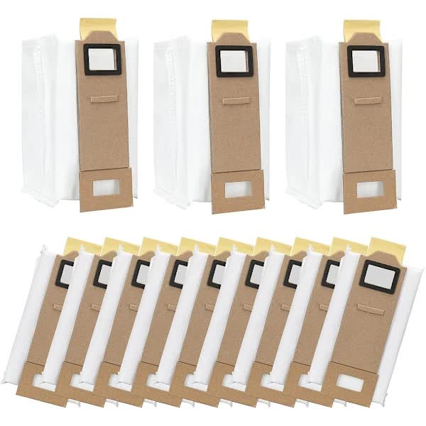 Vacuum Cleaner Bags for Roborock S7 S7 Plus S7 Max T7s T7s Plus, 12 Pack Replacement Compatible with Xin - Image 1