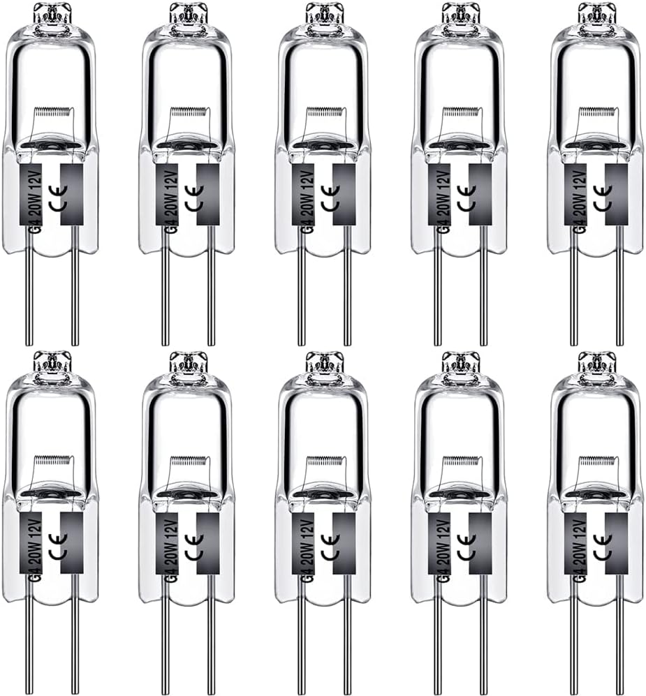 G4 halogen lamps 10W 12V - Warm white - 10-pack 10pcs 10pcs 10W - Image 1