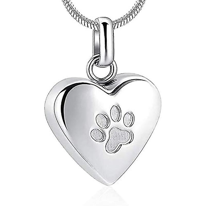 Pet Memorial Jewelry Heart Shaped Cremation Necklace for Ashes - Image 1