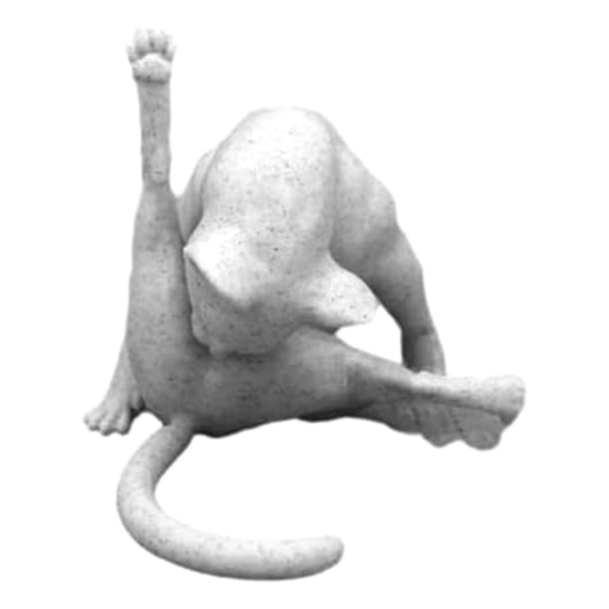 Cat Figurines Sculpture Decor for Cat Lovers, Funny Home Statue - Image 1