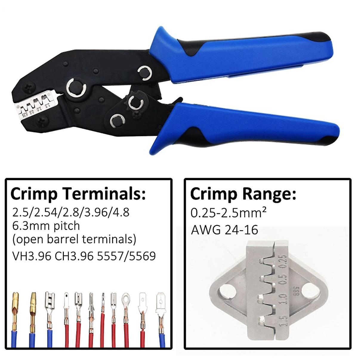Sn-58b Latching Crimping Pliers Tool for Terminal Wires with Single Pliers Connector Set AWG24-13 - Image 4
