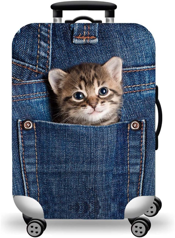 Suitcase Protective Bag Luggage Suitcase Cover Fits 18-32 Inch Suitcases Cat B Cat B XL - Image 1