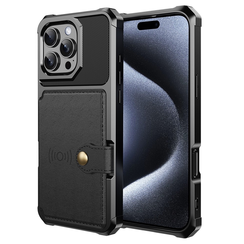 iPhone 16 Pro Case with Card Slot Black 82 - Image 5