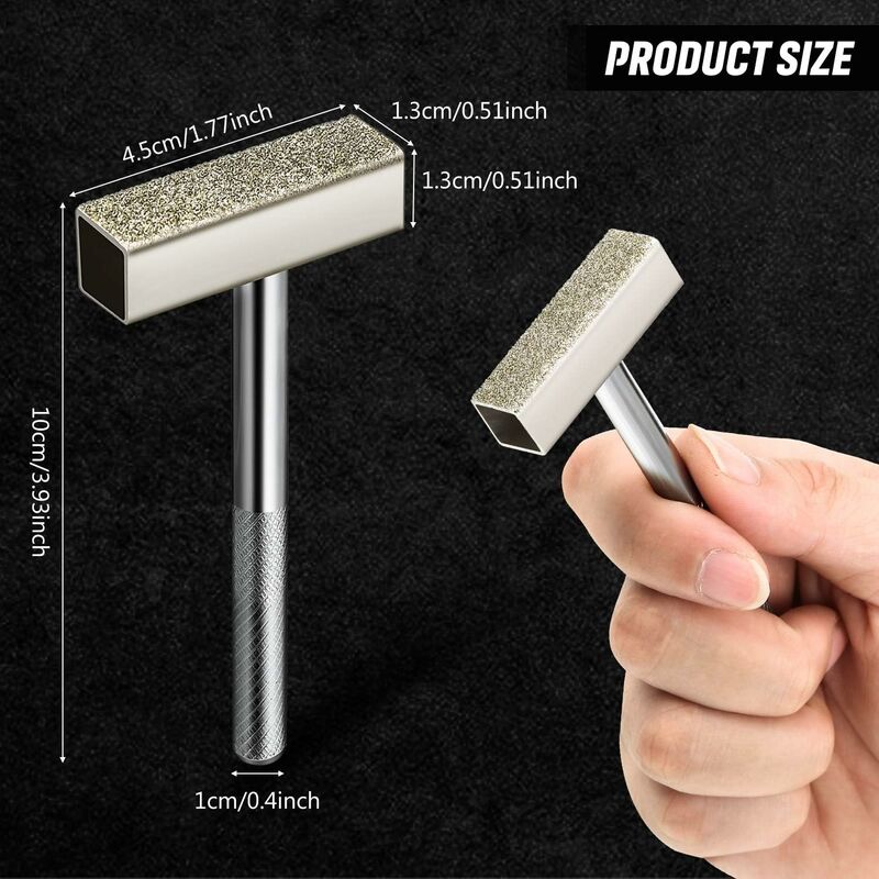 3pcs Diamond Grinding Wheel Sharpeners Silver Sharpening Deburring Wheels Bench Grinder Tool - Image 2