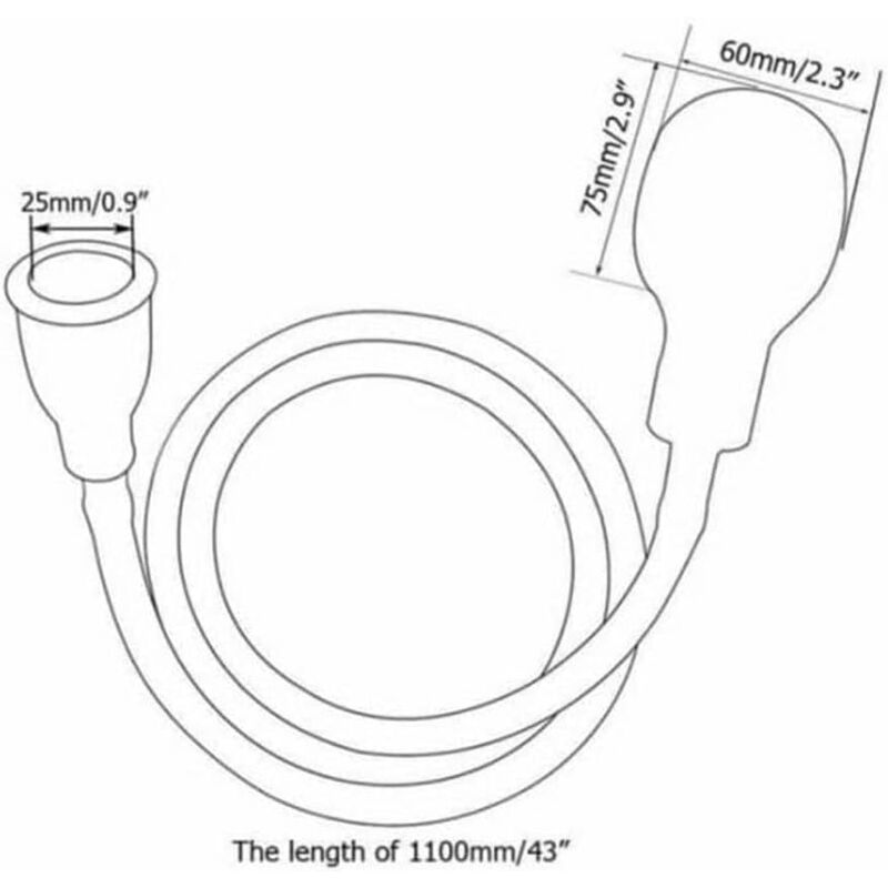 Shower Head for Bathroom Sink Mixer Hose Quick Connect Compatible with Children and Pets Shampoo Basin - Image 2