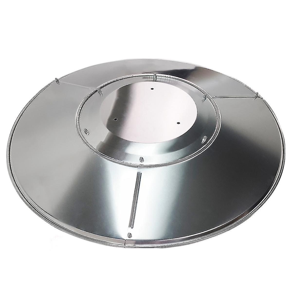 Patio Heater Reflector Plate, Outdoor Propane Heater Replacement Part - Top Dome, 3-Hole Mount, 3-'-UU- - Image 1