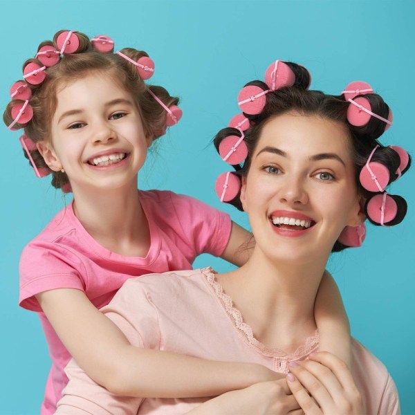 Large Hair Rollers Soft Foam 3.6cm for Styling, Pack of 24 - Image 2