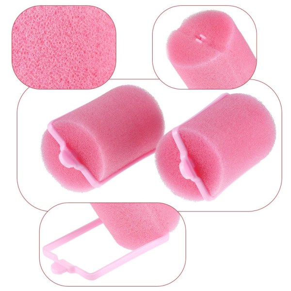 Large Hair Rollers Soft Foam 3.6cm for Styling, Pack of 24 - Image 5