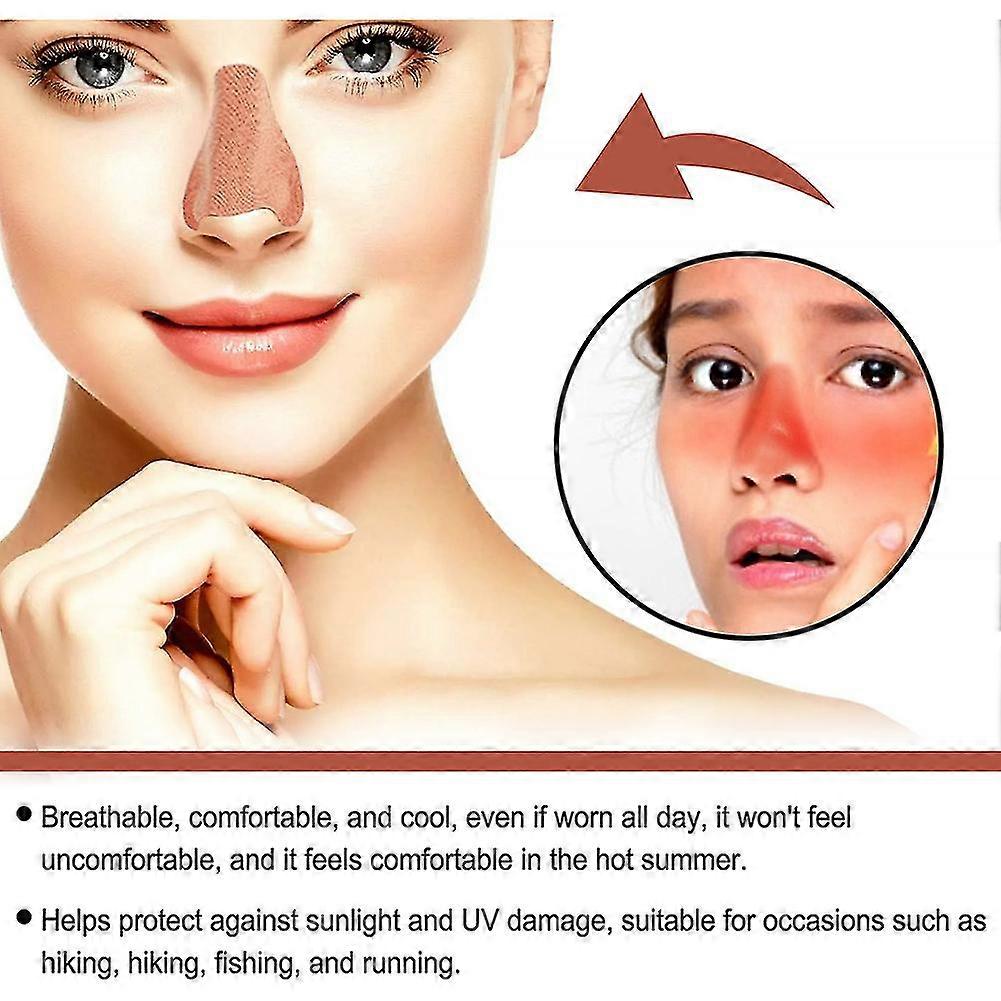 UV Protection Sport Sunscreen Nose Patch 24 pcs Skin-friendly Outdoor Sun Nose Sticker - Image 3
